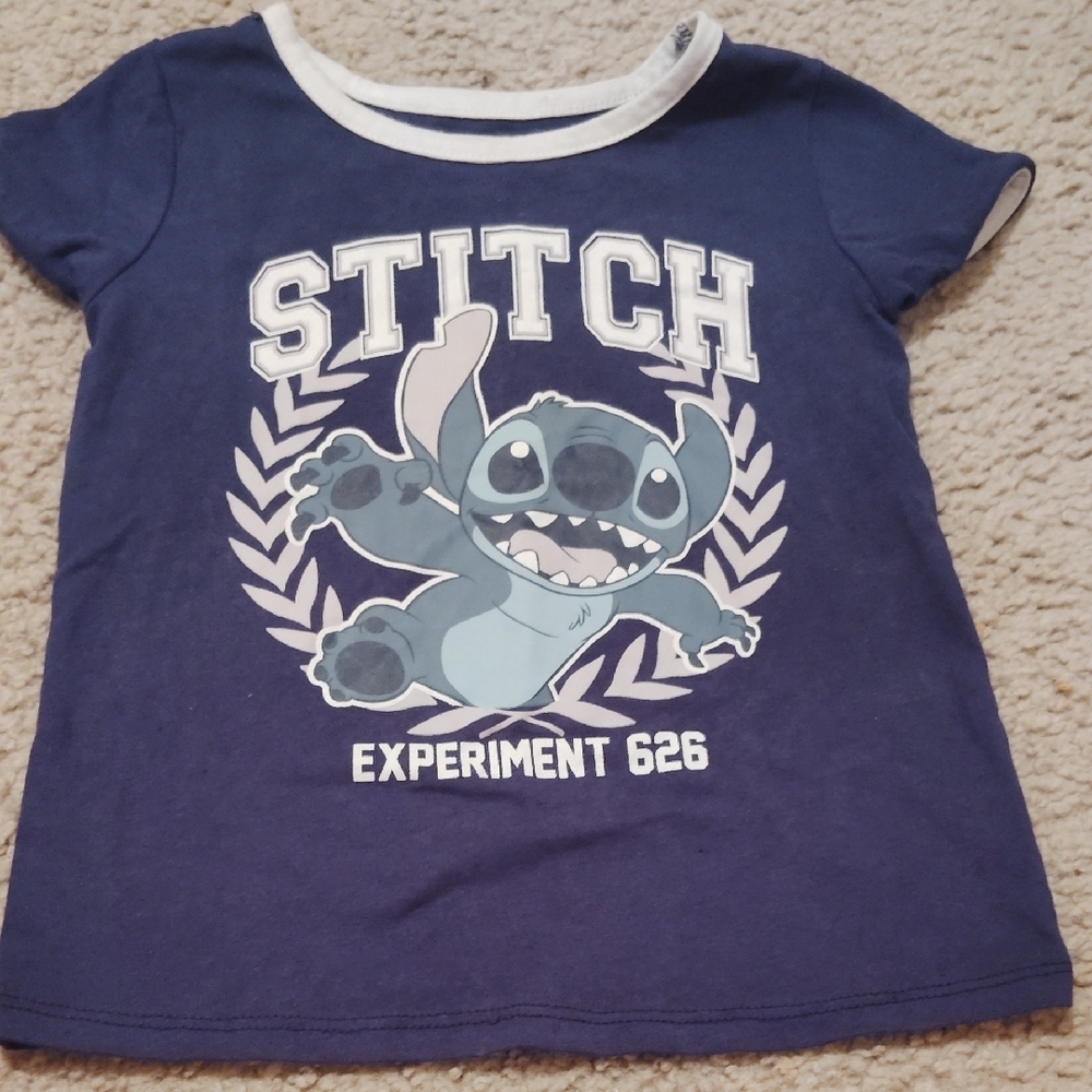 Disney Stitch Experiment 626 Kids T-Shirt - Navy Blue